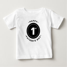 Happy 1st Vaderdag Baby T-shirt
