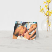 Happy 1st Vaderdag Greeting Kaart (Gele Bloem)