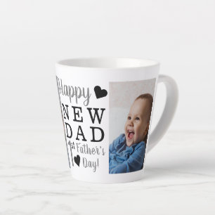 Happy 1st Vaderdag New Dad Baby 2 Foto Latte Mok