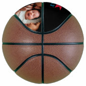 Happy 1st Vaderdag Photo Collage Typografie Basketbal (Rechts)
