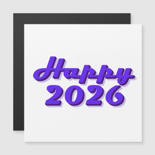Happy 2026 (Voorkant / Achterkant)