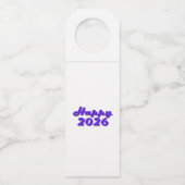 Happy 2026 flessenhanger (Voorkant)