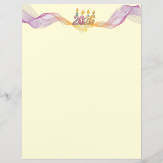 Happy 2026 New Year Paper