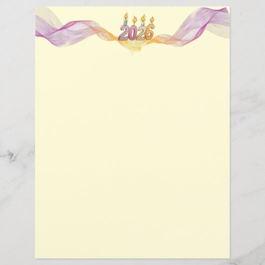 Happy 2026 New Year Paper (Voorkant)