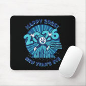 Happy 2026 New Year's Eve Celebration Design  Muismat (Met muis)