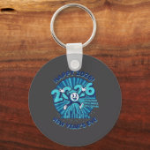 Happy 2026 New Year's Eve Celebration Design  Sleutelhanger (Voorkant)