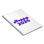 Happy 2026 notitieboek (Rechterzijde)