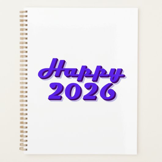 Happy 2026 planner (Voorkant)