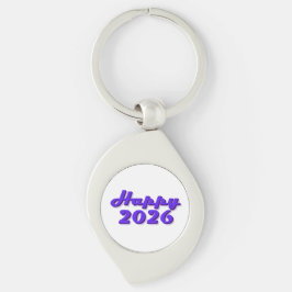 Happy 2026 sleutelhanger