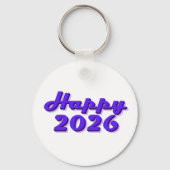 Happy 2026 sleutelhanger (Voorkant)
