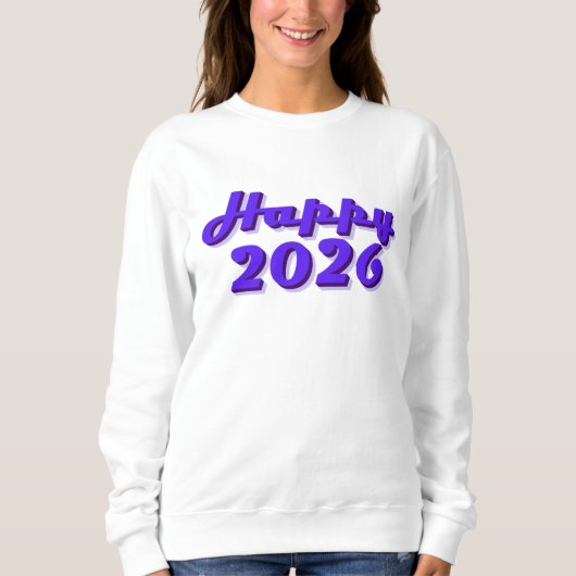 Happy 2026 trui (Voorkant)
