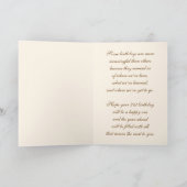 Happy 21st Birthday  Art Kaart (Binnen)