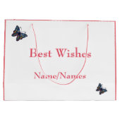 Happy 21st Birthday-ontwerp Groot Cadeauzakje (Achterkant)