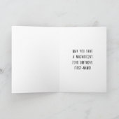 Happy 23rd Birthday, Art Deco Style met aangepaste Kaart (Binnen)