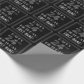 HAPPY 24TH BIRTHDAY; Art Deco Style met aangepaste Cadeaupapier (Hoek)