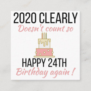 Happy 25th Birthday, Funny 25th verjaardagskaart Informatiekaartje