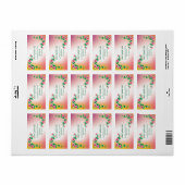 Happy 25th Jubileum Etiket (Full Sheet)