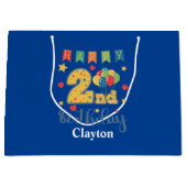 Happy 2de verjaardag Grote Cadeautas (Voorkant)