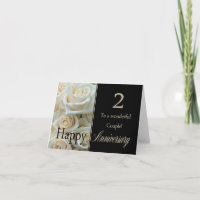 Happy 2e Jubileum rozen