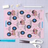 Happy 2e verjaardag Weefselpapier #2 Roze Tissuepapier (Craft)