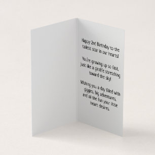 Happy 2nd Birthday - Kaart voor kinderen