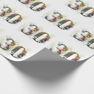 Happy 30th Birthday Wildflowers Happy Birthday Cadeaupapier