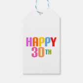 Happy 30th cadeaulabel (Voorkant)
