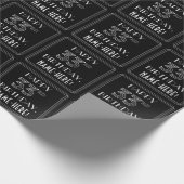 HAPPY 33RD BIRTHDAY; Art Deco Style met aangepaste Cadeaupapier (Hoek)
