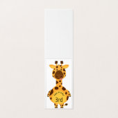 Happy 3rd Birthday - Kaart voor kinderen (Buitenkant ongevouwen)