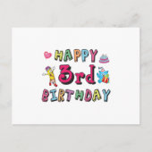 Happy 3rd Birthday - wensen van 3 jaar Briefkaart (Voorkant)