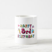 Happy 3rd Birthday - wensen van 3 jaar Koffiemok (Center)