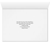 Happy 40th Birthday, Sunflower Design (Binenzijde Horizontaal (Onderkant))