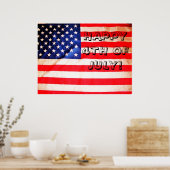 HAPPY 4 JUILLET DAY FLAG poster (Cuisine)