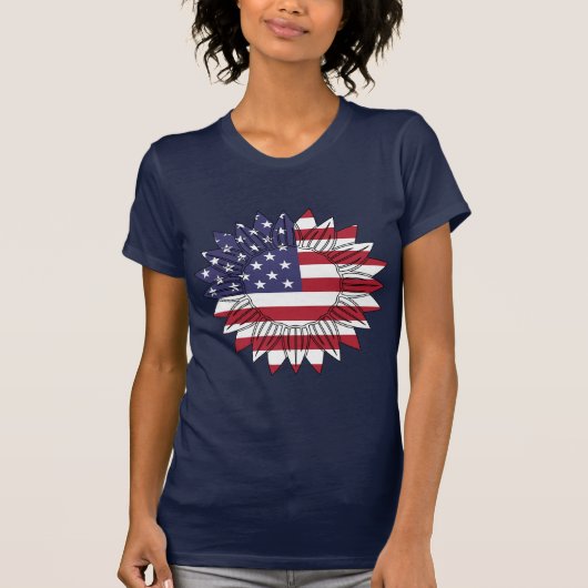 Happy 4 juillet T-shirt féminin (Devant)
