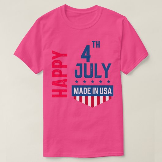 Happy 4 juli 2020 t-shirt (Design voorkant)