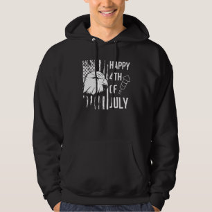 Happy 4 juli patriottische Amerikaanse adelvlag Hoodie