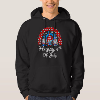 Happy 4 juli Rainbow Independence Day USA Mannen Hoodie