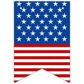 Happy 4 juli US Flag Stars and Stripes Vlaggetjes (Eerste vlag)