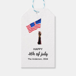 Happy 4 juli USA Independence Day Cadeaulabel