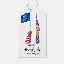 Happy 4 juli USA Independence Day Cadeaulabel