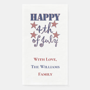 Happy 4 van de Stars en Stripes Typografie van jul Servet