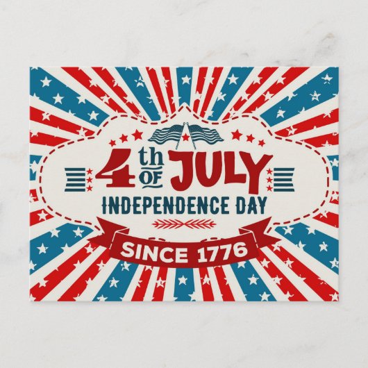 Happy 4 van het Briefkaart van juli (Voorkant)