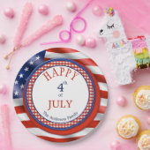 Happy 4e juli Onafhankelijkheidsdag Borden Papieren Bordje (Feest)
