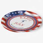 Happy 4e juli Onafhankelijkheidsdag Borden Papieren Bordje (Gekanteld)