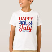 Happy 4e juli t-shirt (Voorkant)