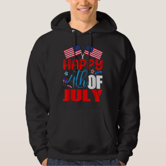 Happy 4th Juli Onafhankelijkheidsdag Verenigde Sta Hoodie