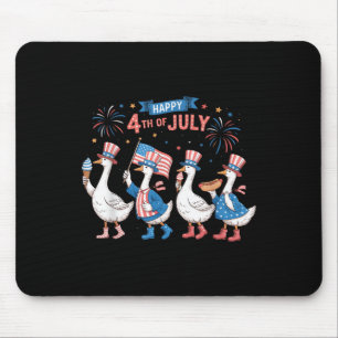 Happy 4th of July Ducks Onafhankelijkheidsdag Amer Muismat