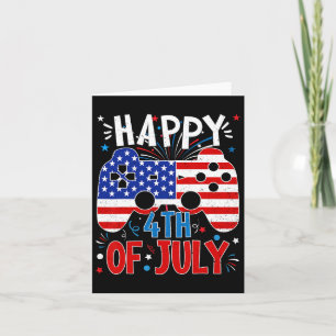 Happy 4th of July Gaming Patriottische Amerikaanse Kaart