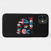 Happy 4th of July Independence Day Case-Mate iPhone Case (Achterkant (horizontaal))