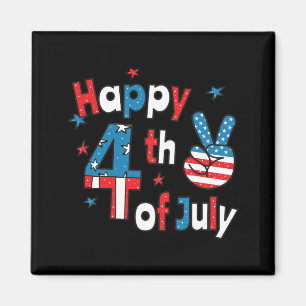 Happy 4th of July Independence Day Magneet